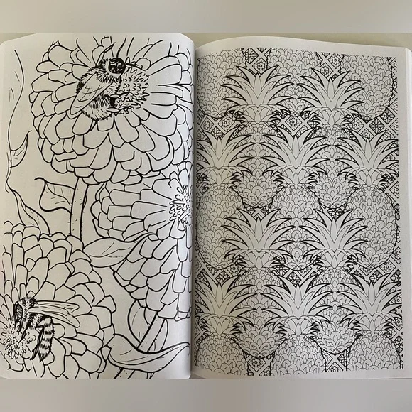 Garden Coloring Book for Adults - Picture 3 of 5